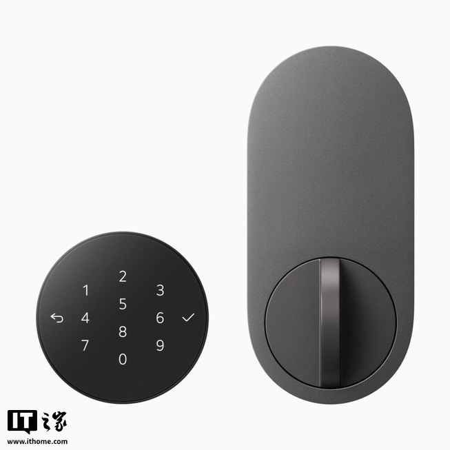 LG 智能死锁的外部键盘和内部锁机构，见于 Essence Graphite 中。